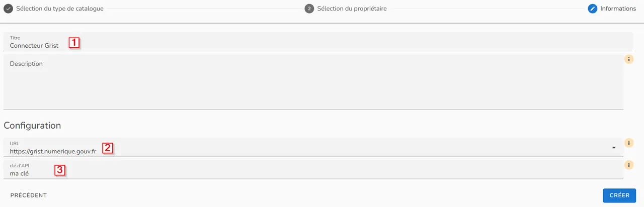 Configuration de votre connecteur