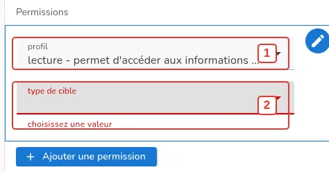 Ajouter une permission